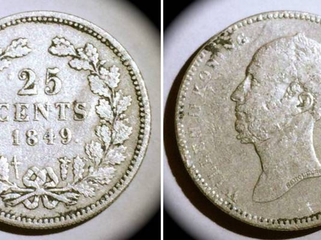 Zilveren Willem II - 25 Cents