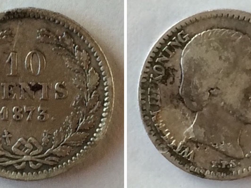 Zilveren Willem III - 10 Cents
