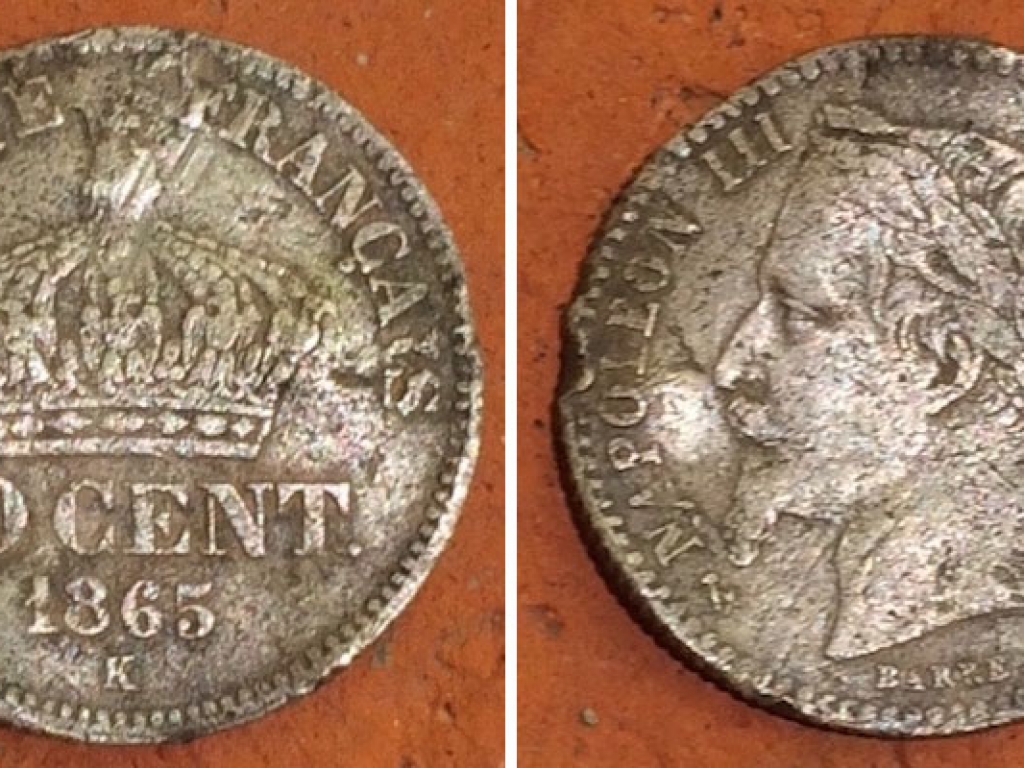 Zilveren Napoleon III - 50 Cent