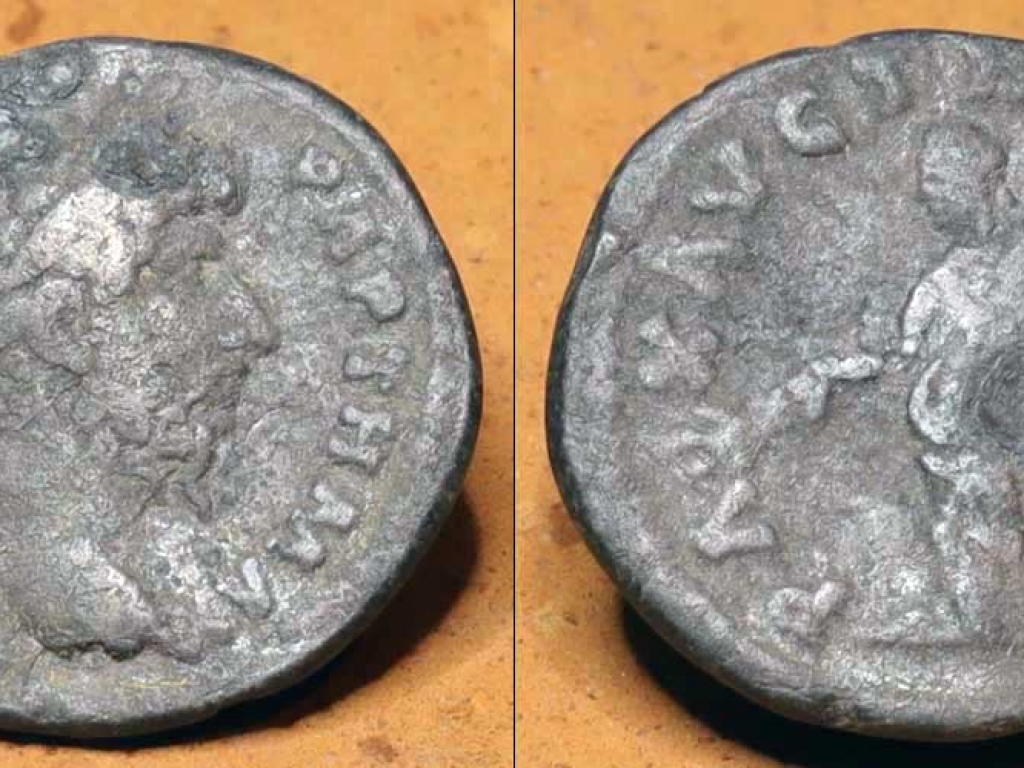 Romeinse Denarius Lucius Verus