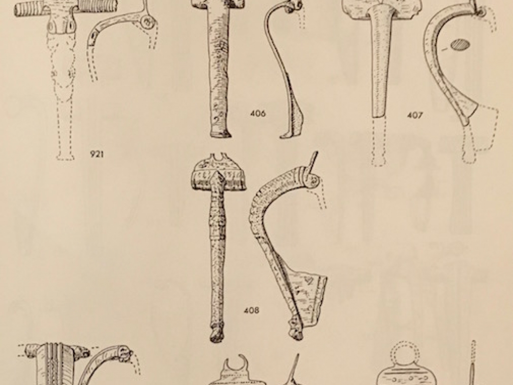  T-vorm fibulae (plate herdeed)