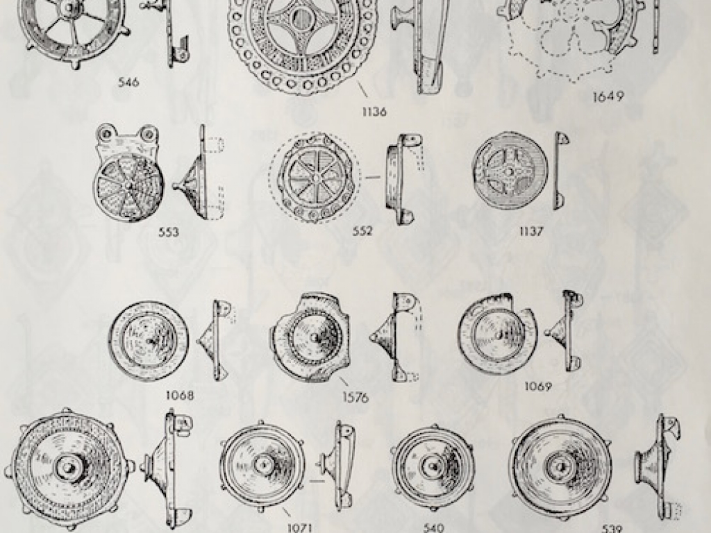 Schijf fibulae (later Wiel / Tutulus types en varianten)