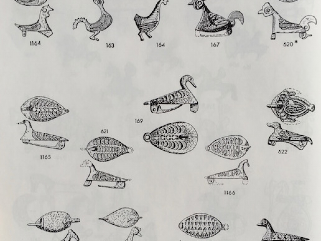 Dier Fibulae (vogels / kippen en eenden)