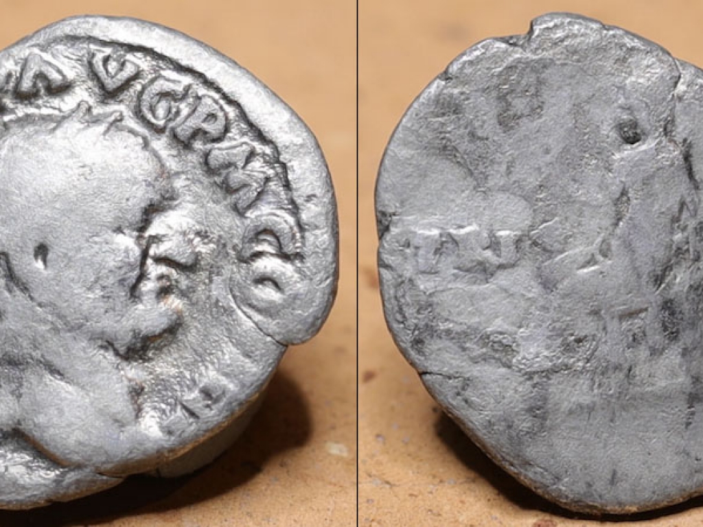 Romeinse Denarius Vespasianus (Titus Flavius)