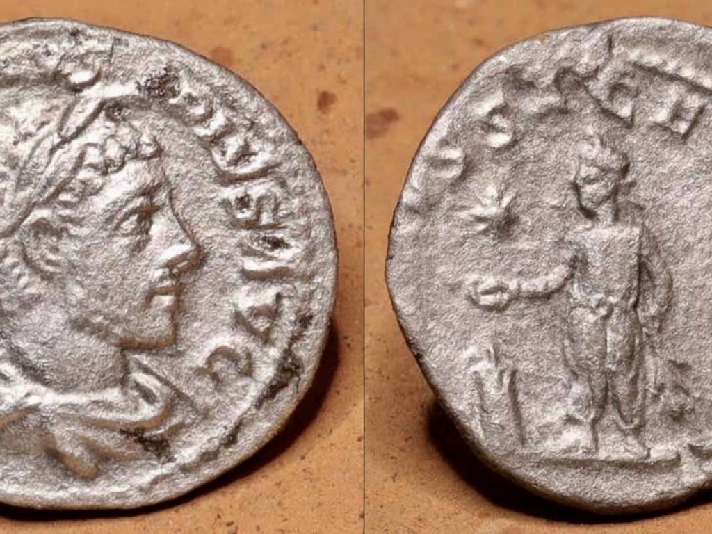 Romeinse Denarius Elagabalus - vz: IMP ANTONINVS PIVS AVG