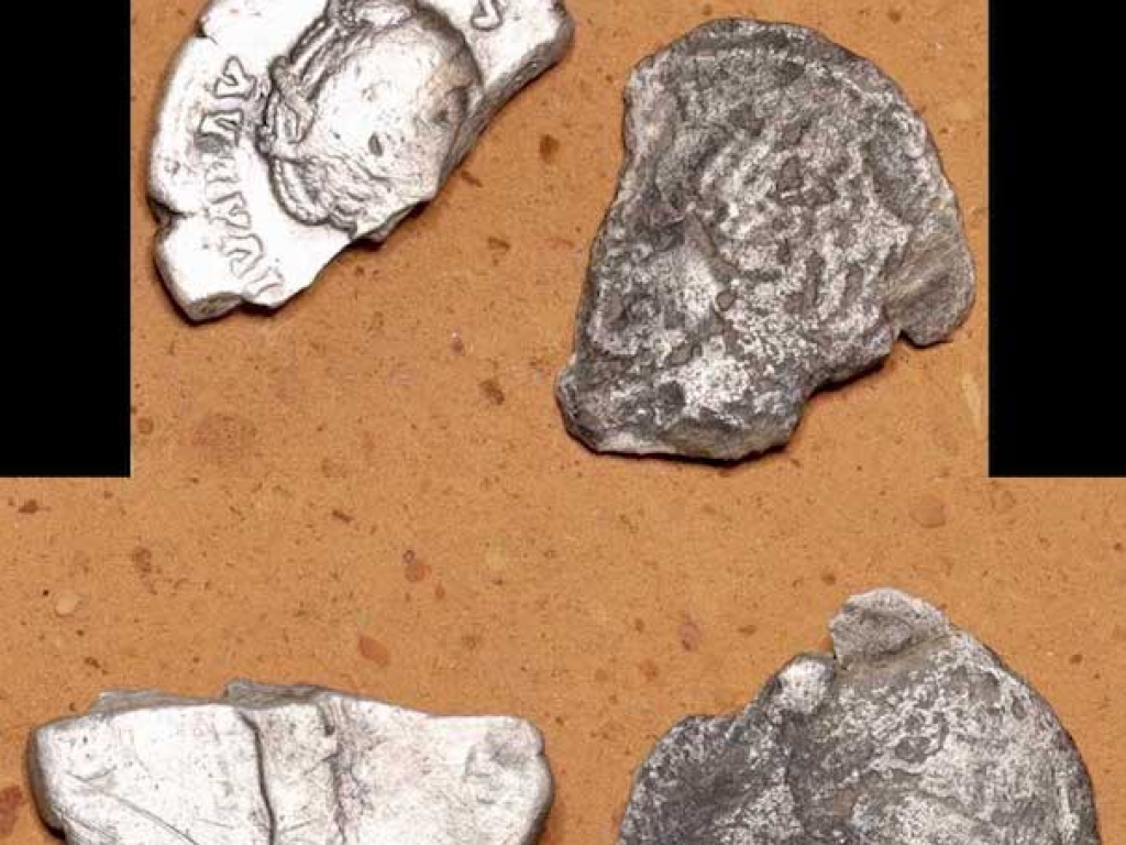 Romeinse Denarius Faustina II (fragment)