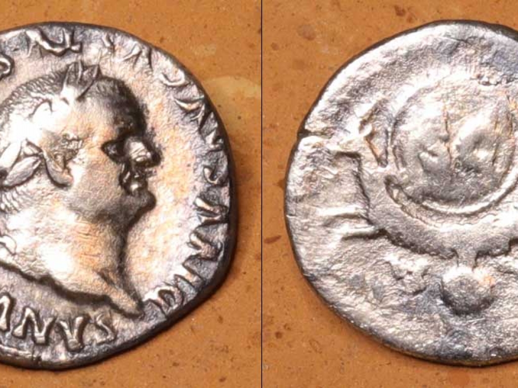 Zeldzaam Romeinse denarius Vespasianus