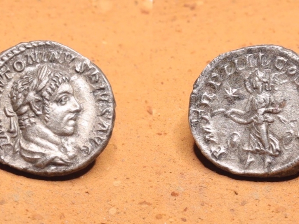 Romeinse Denarius Elagabalus